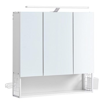 Armario de baño con espejo SKY blanco