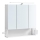 Armario de baño con espejo SKY blanco
