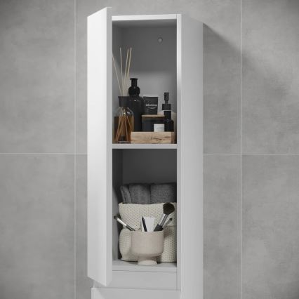 Armario de baño KENWOOD 186 cm blanco