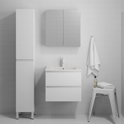 Armario de baño KENWOOD 186 cm blanco