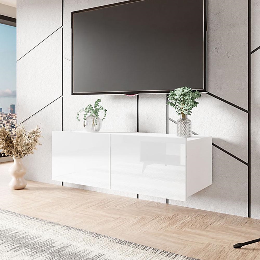 Armario de pared CALABRINI 34x105 cm blanco
