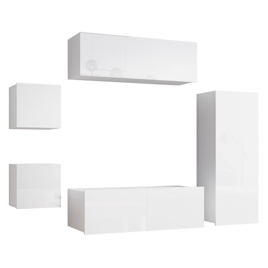 Armario de pared CALABRINI 34x105 cm blanco