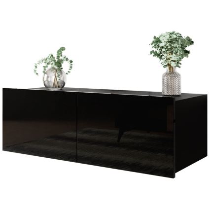 Armario de pared CALABRINI 34x105 cm negro
