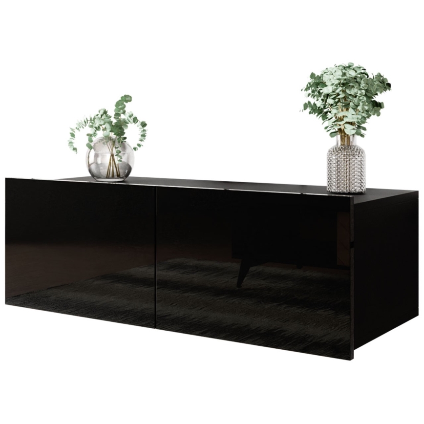 Armario de pared CALABRINI 34x105 cm negro