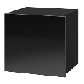 Armario de pared CALABRINI 34x34 cm negro