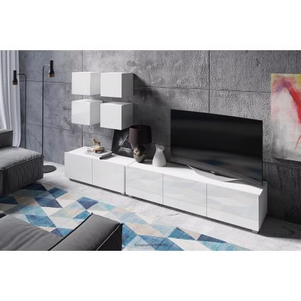 Armario de pared PAVO 34x34 cm blanco brillante