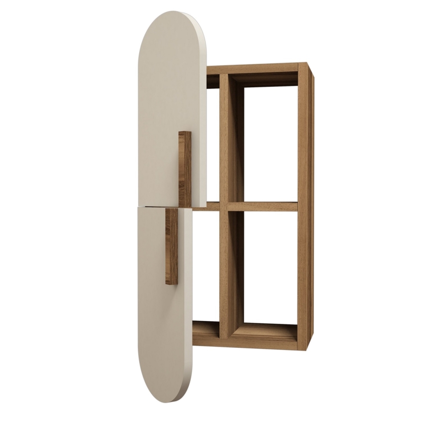 Armario de pared ROSE 60x35 cm marrón/crema