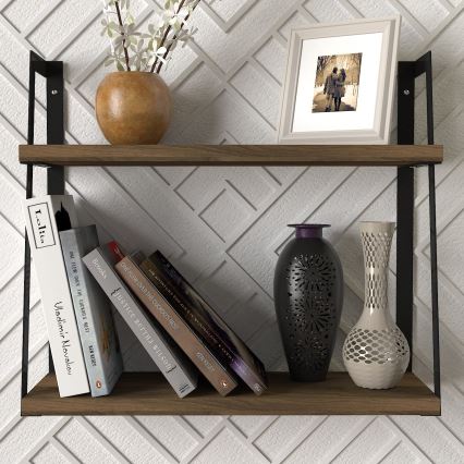 Armario de pared STELLA 40,2x45,4 cm marrón/negro