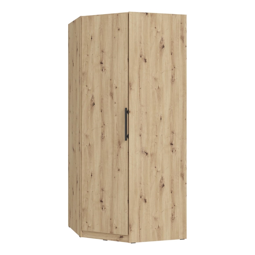Armario esquinero MARO 94x213 cm roble artisan