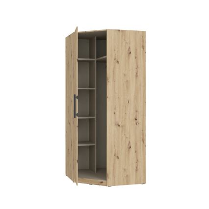 Armario esquinero MARO 94x213 cm roble artisan
