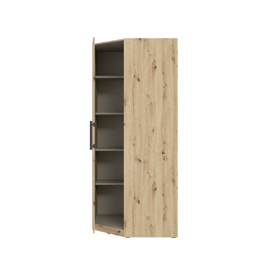 Armario esquinero MARO 94x213 cm roble artisan