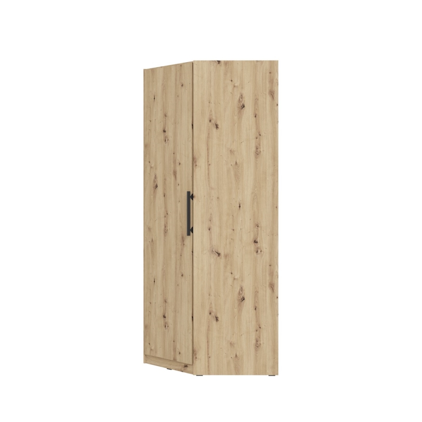 Armario esquinero MARO 94x213 cm roble artisan