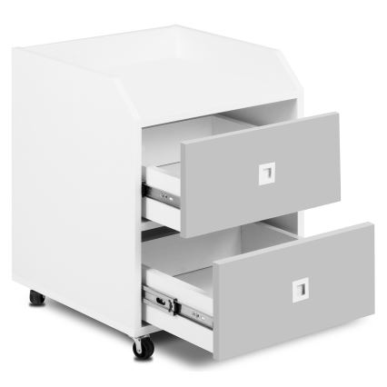Armario infantil Mirum 54,2x42,4 cm blanco/gris