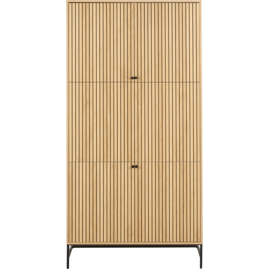 Armario OLIVIA 99x200 cm, acabado en roble