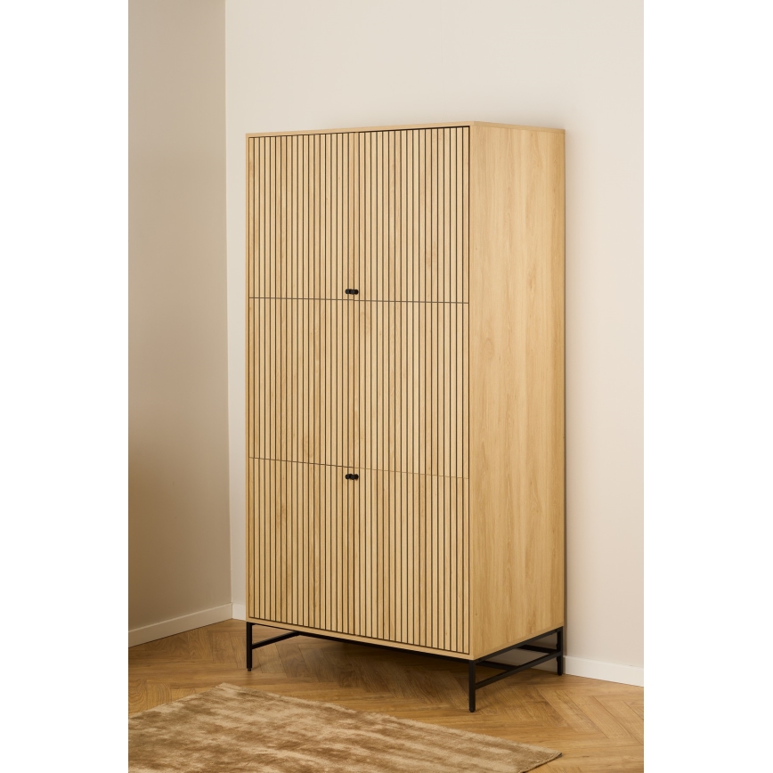 Armario OLIVIA 99x200 cm, roble