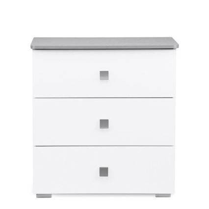 Armario PABIS 87x83 cm blanco/gris