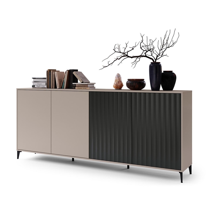 Armario RONJA taupe/negro