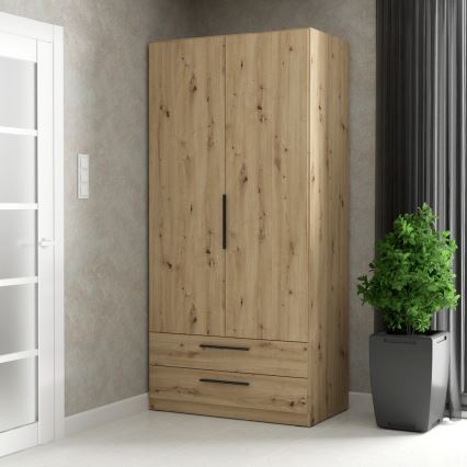 Armario ropero MARO 100x213 cm roble artisan