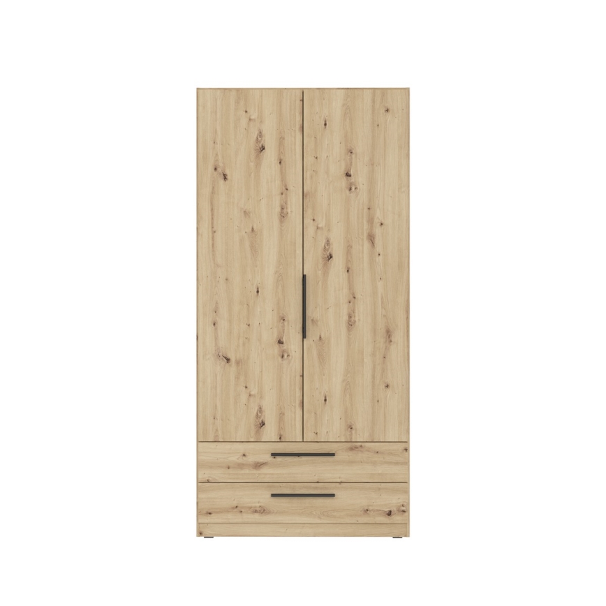 Armario ropero MARO 100x213 cm roble artisan