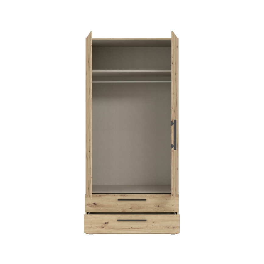Armario ropero MARO 100x213 cm roble artisan