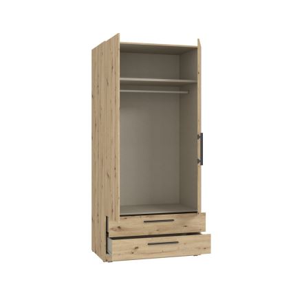 Armario ropero MARO 100x213 cm roble artisan