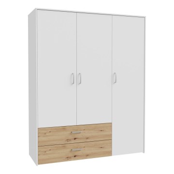 Armario ropero URO 152x190 cm roble artisan/blanco