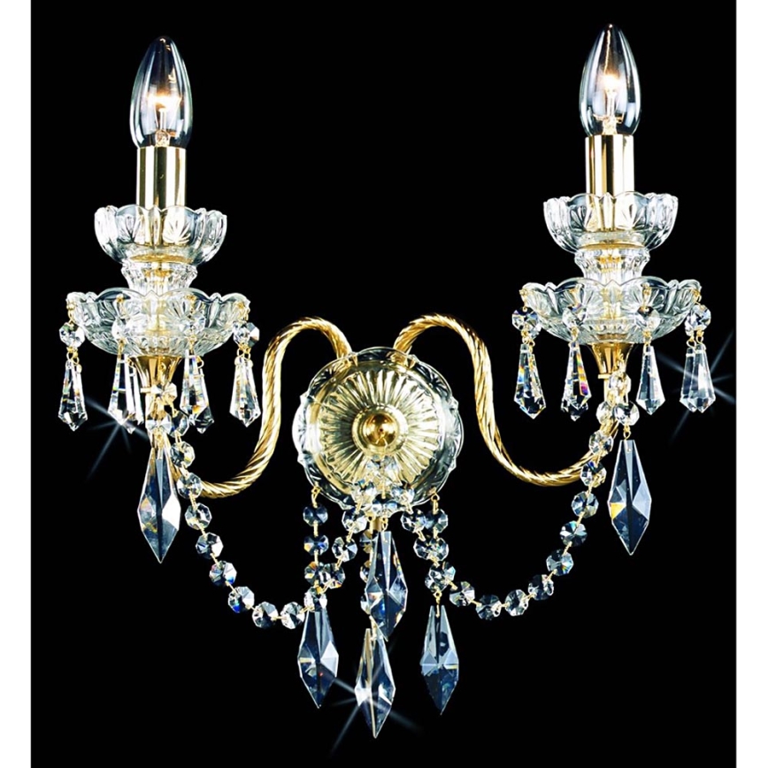 Artcrystal PWB095200002 - Aplique de cristal 2xE14/40W/230V