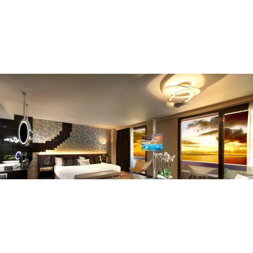 Artemide 1253120A - Plafón LED regulable PIRCE LED/44W/230V 3000K dorado