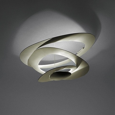 Artemide 1255120A - Plafón LED regulable PIRCE LED/44W/230V 3000K dorado