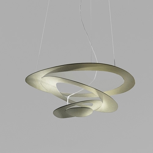 Artemide 1256120A - Lámpara de araña LED regulable PIRCE LED/44W/230V 3000K dorado