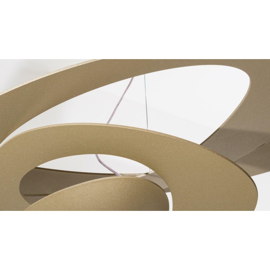 Artemide 1256120A - Lámpara de araña LED regulable PIRCE LED/44W/230V 3000K dorado