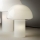Artemide A006300 - Lámpara de mesa ONFALE 1xE14/5W/230V + 1xE27/13W blanco