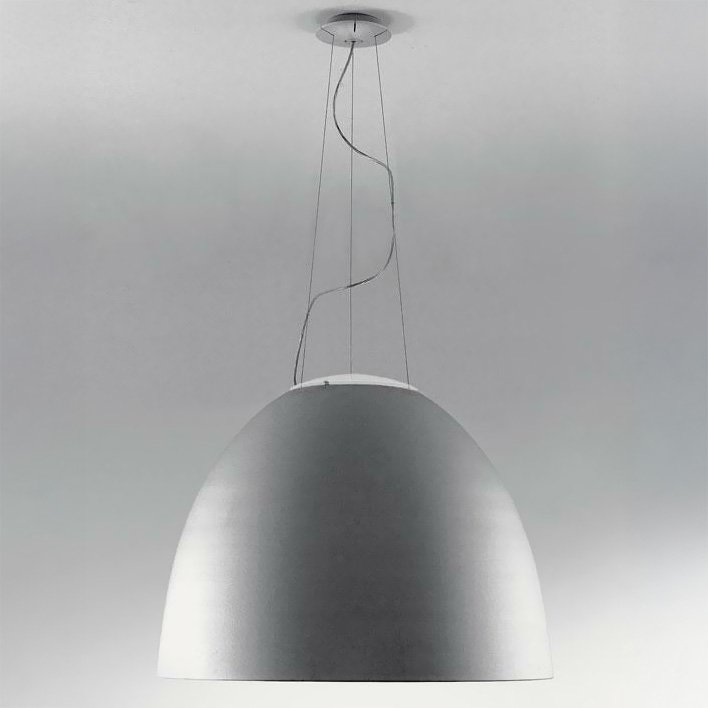 Artemide A243210 - Lámpara de araña LED regulable NUR LED/80W/230V 3000K diá. 90 cm gris
