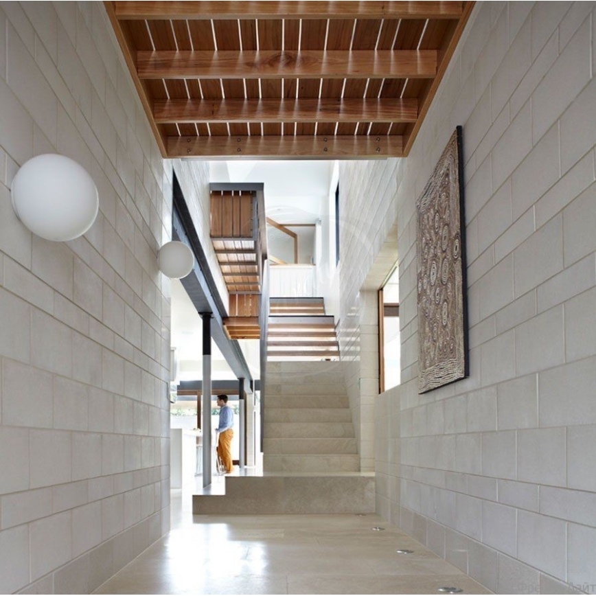 Artemide - Plafón de exterior DIOSCURI 250 1xE27/70W/230V IP65