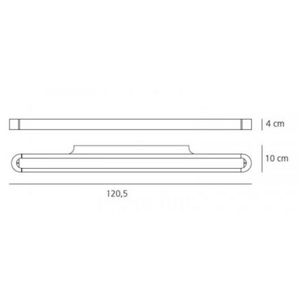 Artemide AR 1917010A - Lámpara de pared LED TALO 120 1xLED/51W/230V