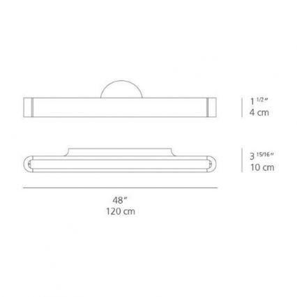 Artemide AR 1917020A - LED Aplique TALO 120 1xLED/51W/230V