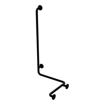 Asidero para ducha 66x118 cm negro