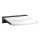 Asiento de ducha 46,2x12 cm negro/blanco