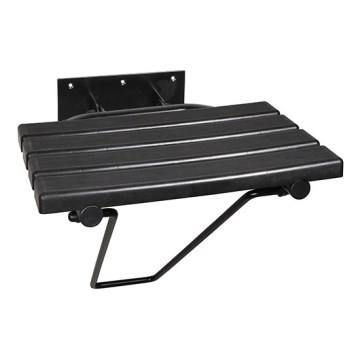Asiento para ducha 44x46 cm negro
