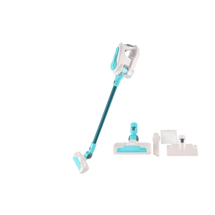 Aspirador escoba con sonido, funciona con 4 pilas AA