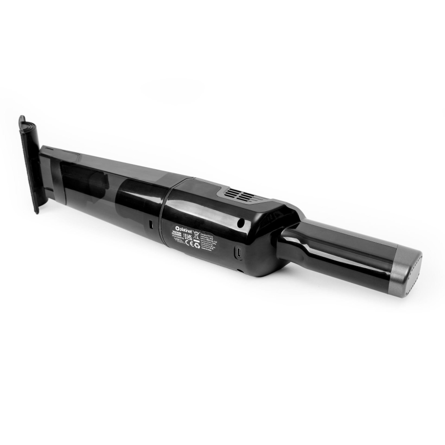 Aspiradora de coche portátil y recargable 75W/2800 mAh negro