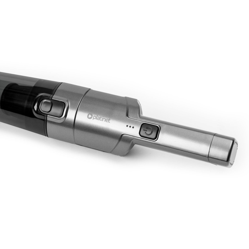 Aspiradora de coche portátil y recargable 75W/2800 mAh negro