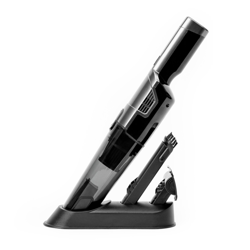 Aspiradora de coche portátil y recargable 75W/2800 mAh negro