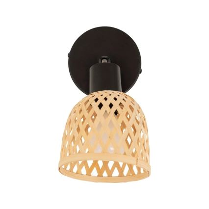 Atmosphera - Aplique de pared orientable LIO 1xE27/25W/230V bambú