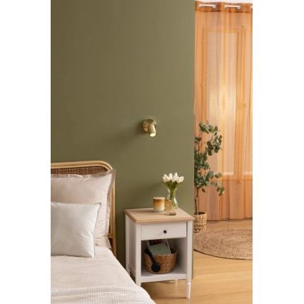 Atmosphera - Aplique de pared tipo spot VICO 1xGU10/25W/230V dorado