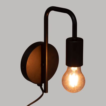 Atmosphera - Aplique KELI 1xE27/40W/230V negro