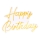 Atmosphera - Decoración de pared LED tipo neón HAPPY BIRTHDAY LED/5V