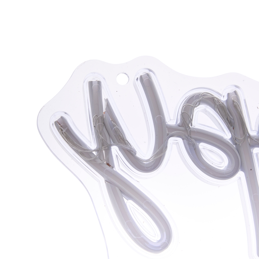 Atmosphera - Decoración de pared LED tipo neón HAPPY BIRTHDAY LED/5V