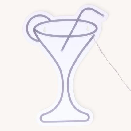 Atmosphera - Decoración de pared neón LED COCTAIL LED/5V