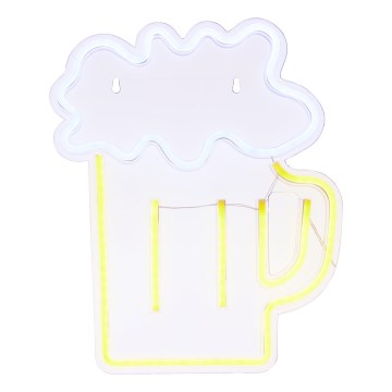 Atmosphera - Decoración mural de neón LED BEER LED/5V